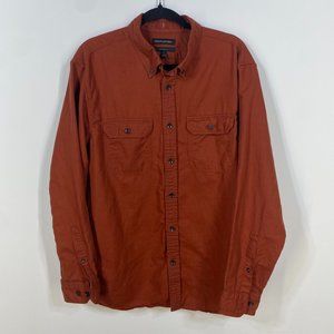 Banana Republic Men's Linen blend long sleeve button down Size: L